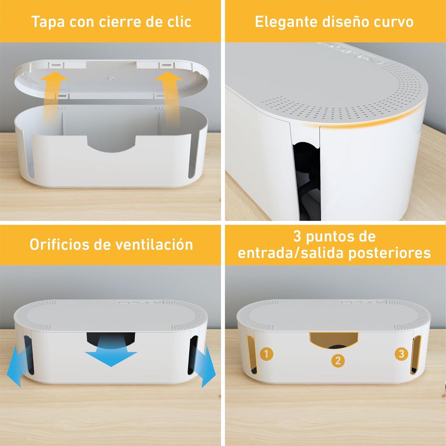 Oculta cables en segundos sin obras